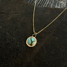 Load image into Gallery viewer, 14k Gold Reclaimed Necklace - Turquoise