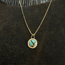 Load image into Gallery viewer, 14k Gold Reclaimed Necklace - Turquoise