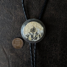 Load image into Gallery viewer, Dendritic Limestone Bolo Tie
