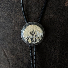 Load image into Gallery viewer, Dendritic Limestone Bolo Tie
