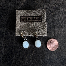 Load image into Gallery viewer, Huggie Hoops - Moonstone
