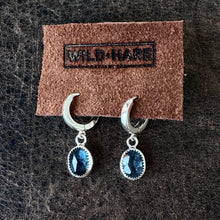 Load image into Gallery viewer, Huggie Hoops - Kyanite

