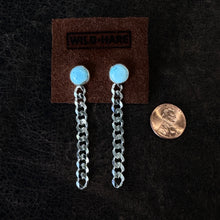 Load image into Gallery viewer, Turquoise Chunky Curb Studs 2
