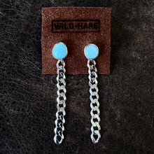 Load image into Gallery viewer, Turquoise Chunky Curb Studs 1
