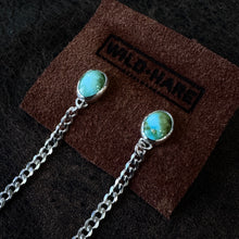 Load image into Gallery viewer, Dainty Curb Studs - Turquoise
