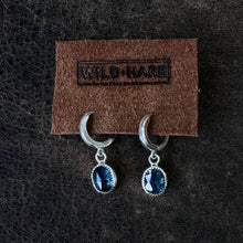 Load image into Gallery viewer, Huggie Hoops - Kyanite
