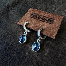 Load image into Gallery viewer, Huggie Hoops - Kyanite
