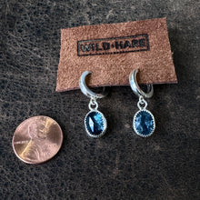 Load image into Gallery viewer, Huggie Hoops - Kyanite
