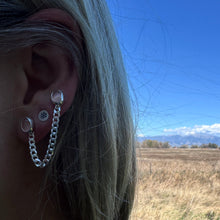 Load image into Gallery viewer, Earring Chain - Curb

