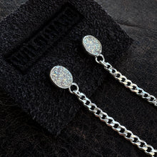 Load image into Gallery viewer, Dainty Curb Studs - Druzy
