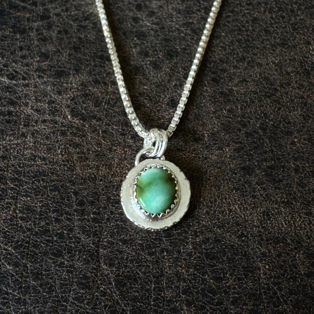 Reclaimed Necklace - Small Turquoise 2