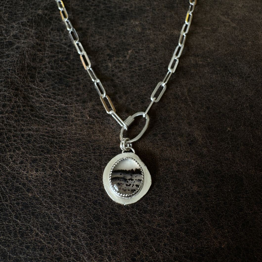 Reclaimed Necklace - Montana Agate
