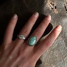 Load image into Gallery viewer, Stamped Ring - Turquoise
